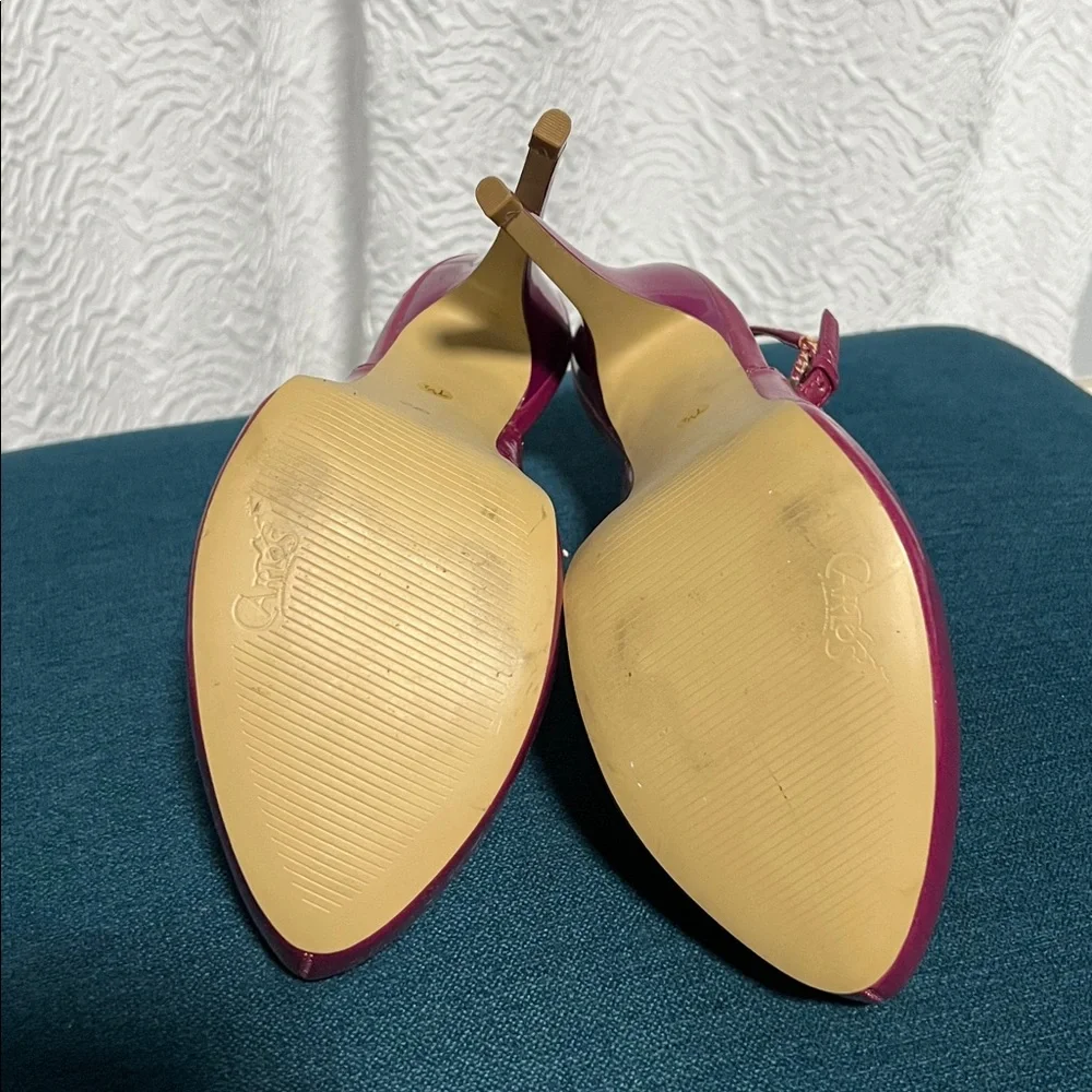 Carlos by Carlos Santana Fuchsia Slingback Heels